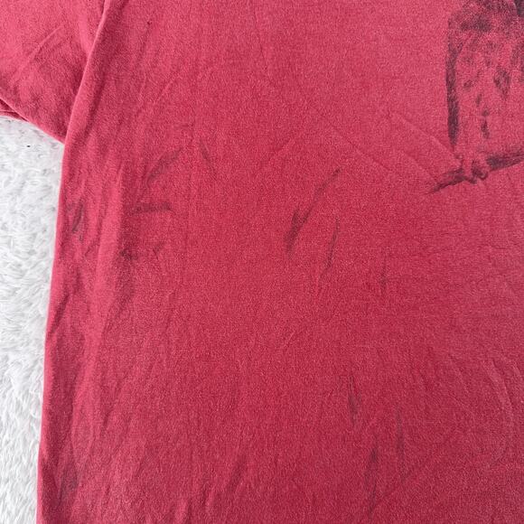 Whitefish Point Bird Observatory Shirt Mens Large Red Owl Graphic Nature Tee - Picture 5 of 9